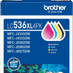 Brother LC536XL4PK 4 - Pack Ink Cartridge