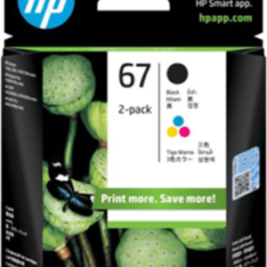 HP 67 Color/Black Ink Cartridge Combo 2-Pack
