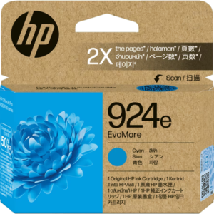 HP 924e EvoMore Cyan Original Ink Cartridge
