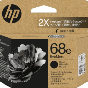 HP 68e EvoMore Black Original Ink Cartridge