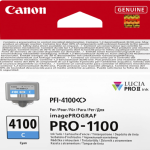 Canon PFI-4100C Ink Cyan