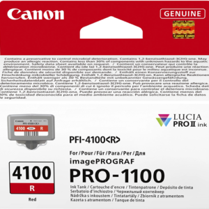 Canon PFI-4100R Ink Red