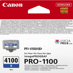 Canon PFI-4100B Ink Matte Blue