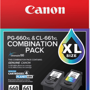Canon PG-660XL + CL661XL Combo Pack High Yield Ink