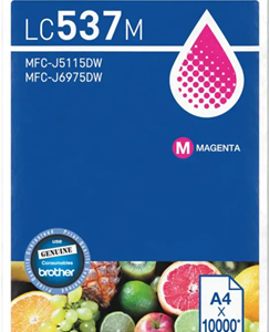 Brother LC537M Magenta Ink Cartridge
