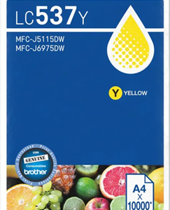 Brother LC537Y YellowInk Cartridge