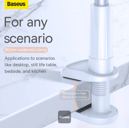 Baseus Unlimited Adjustment Lazy Phone Holder Grey - Image 8