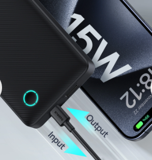 OS-Baseus Airpow Lite Power Bank 10000mAh 15W Cosmic Black (With Simple Series Data Cable USB to Type-C 30cm Black) - Image 3