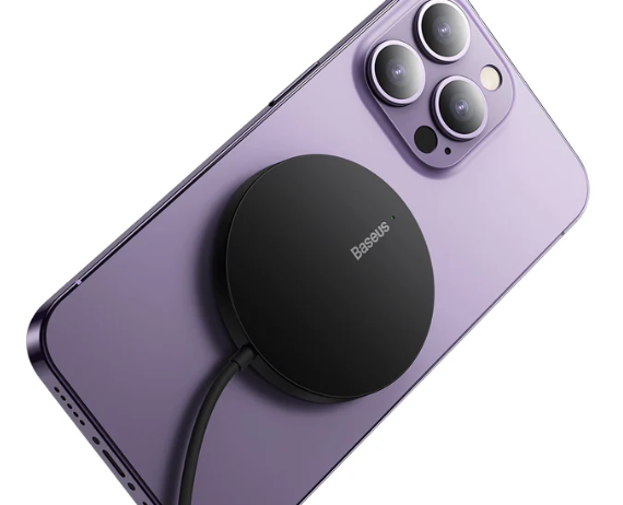 Baseus Simple Mini3 Magnetic Wireless Charger 15W Black - Image 3