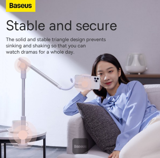 Baseus Unlimited Adjustment Lazy Phone Holder Silver - Image 6