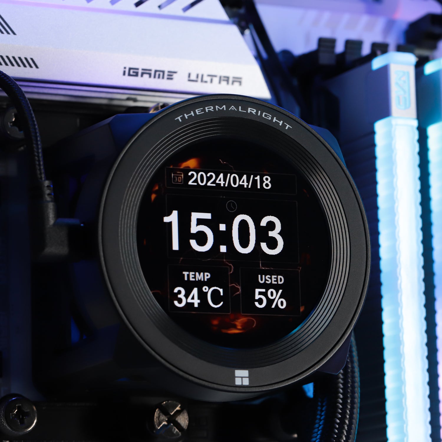 Thermalright Core Vision 360 Black Argb AIO CPU Cooler - Image 3