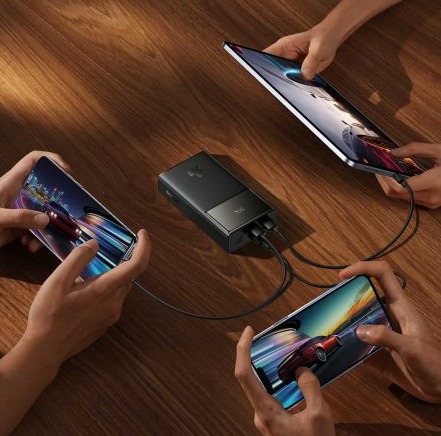 OS-Baseus Star-Lord Digital Display Fast Charging Power Bank 10000mAh 30W Cluster Black With Simple Series Charging Cable USB to Type-C 3A 0.3m Black - Image 6