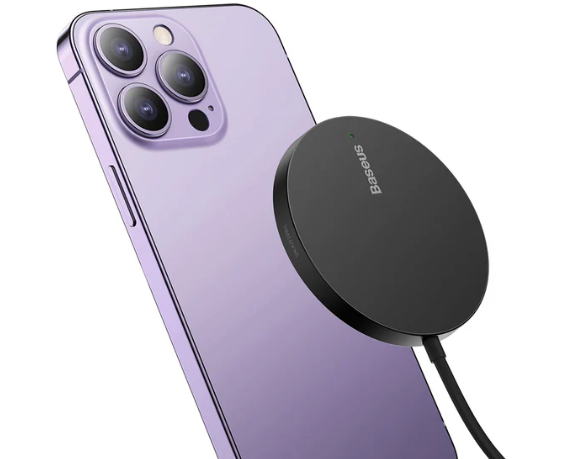 Baseus Simple Mini3 Magnetic Wireless Charger 15W Black - Image 2
