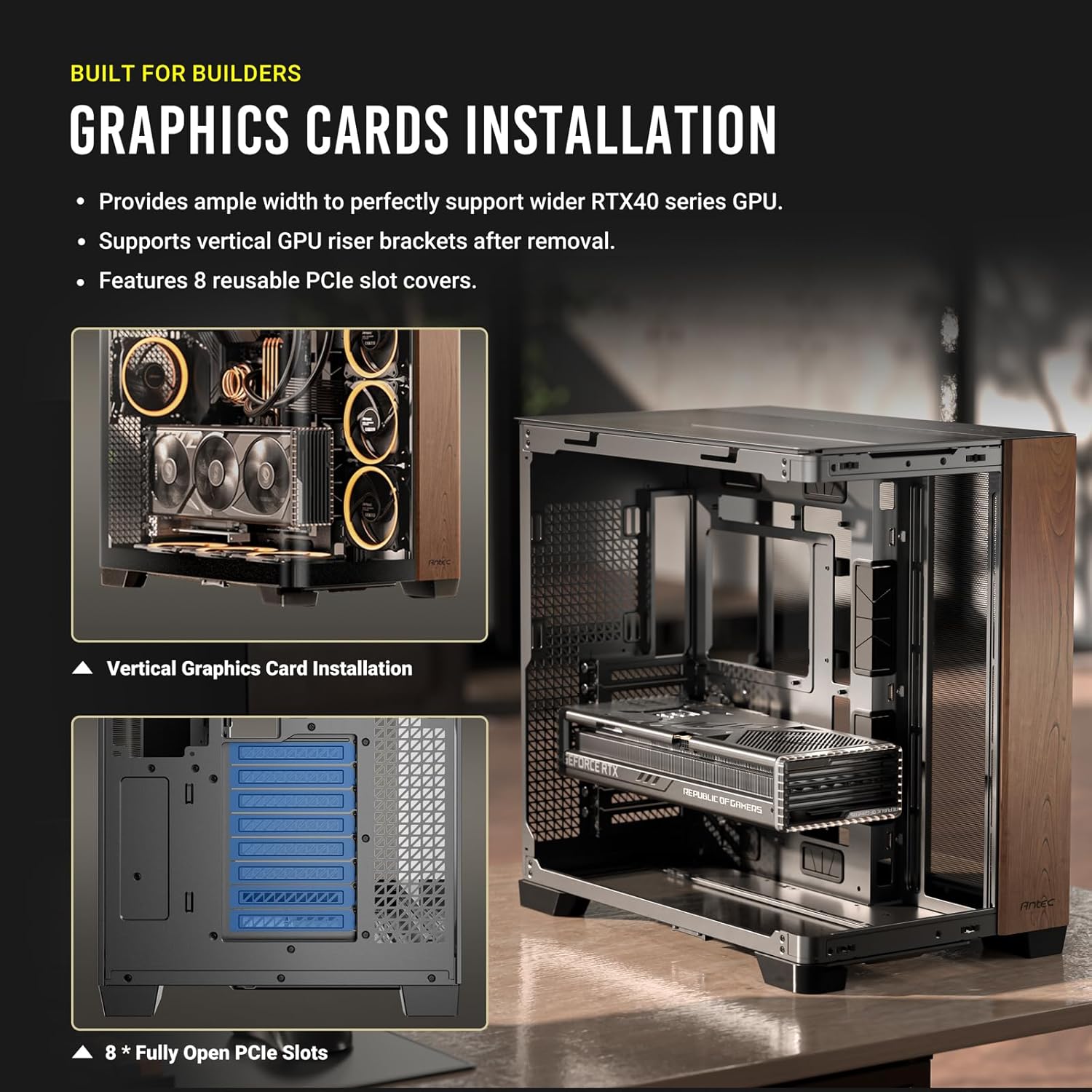 Antec C8 Curve Wood case - Image 8