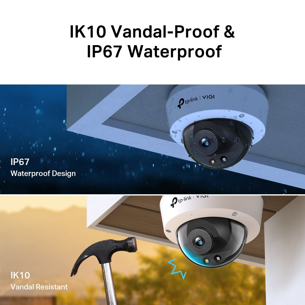 TP-Link VIGI C230 (2.8mm) 3MP Outdoor Full-Colour Dome Network Camera - Image 8