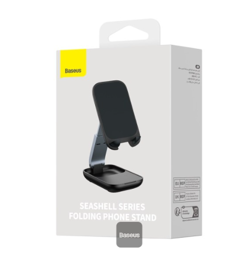 Baseus Seashell Series Folding Phone Stand Cluster Black - Image 9