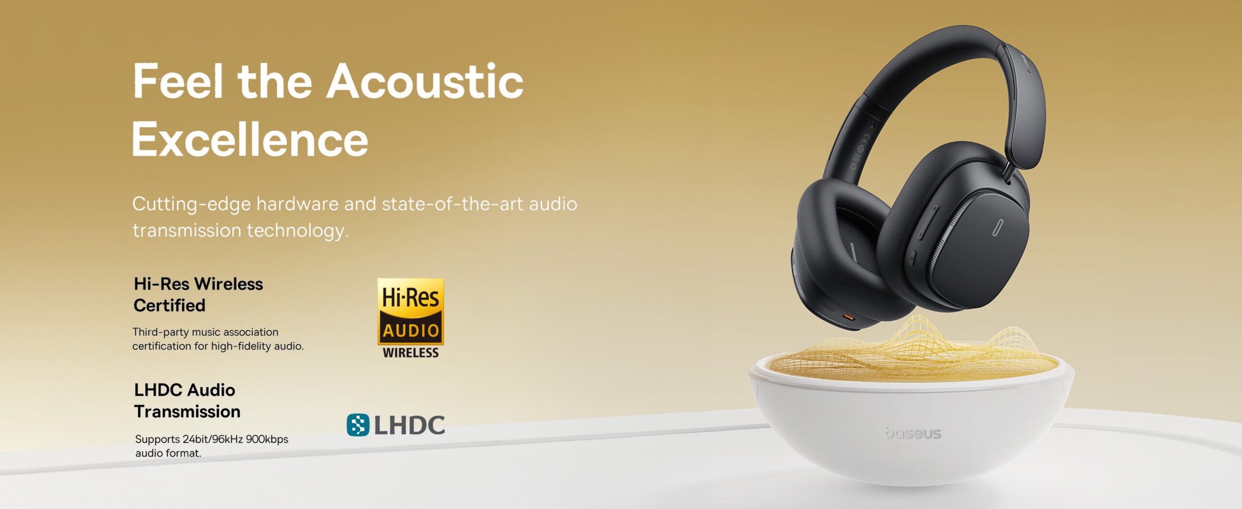 Baseus Bowie H1 Pro Noise-Cancellation Wireless Headphones Cluster Black - Image 6