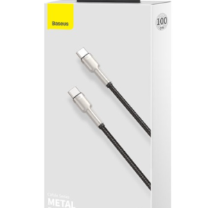 Baseus Cafule Series Metal Data Cable Type-C to Type-C 100W 1m Black