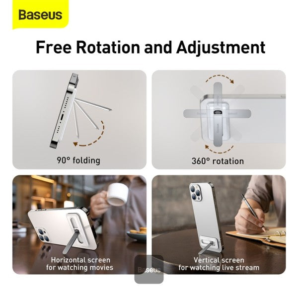 Baseus Foldable Bracket White for Mobile Phone - Image 4