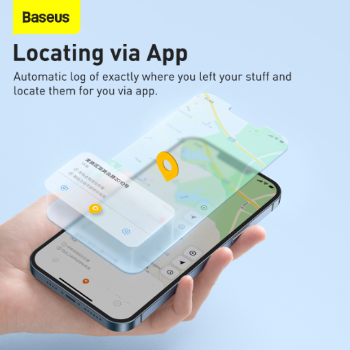 Baseus T2 Pro Smart Device Bluetooth Tracker Tag White - Image 5