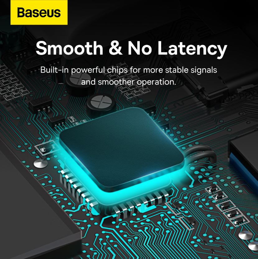 Baseus Lite Series 4-Port USB-A HUB Adapter (USB-A to USB 3.0*4) 25cm Black - Image 2