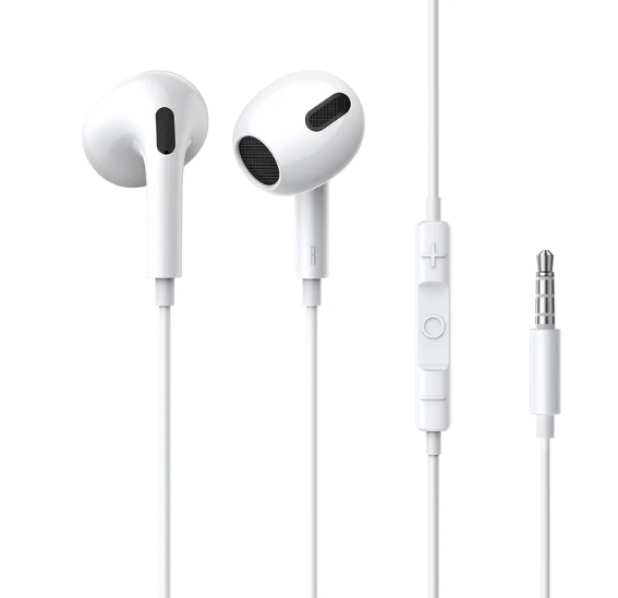 Baseus Encok 3.5mm Lateral In-Ear Wired Earphone H17 White - Image 6