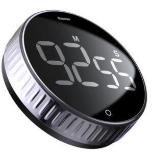 Baseus Heyo Rotation Countdown Timer Black