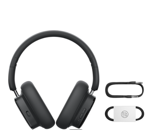 Baseus Bowie H1i Noise-Cancellation Wireless Headphones Cluster Black - Image 9