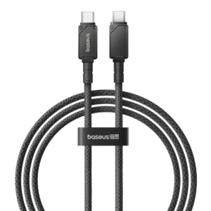 Baseus Unbreakable Series Fast Charging Data Cable Type-C to Type-C 100W 1m Cluster Black