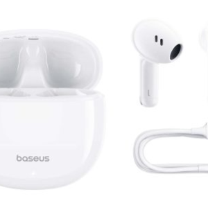Baseus Bowie E13 True Wireless Earphones Moon White