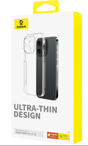 OS-Baseus Lucent Series Phone Case for IPhone 15 Plus, Clear - Image 16