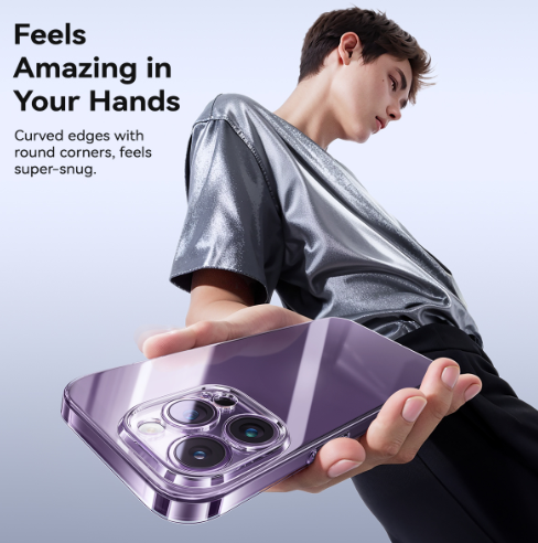 OS-Baseus Lucent Series Phone Case for IPhone 15 Plus, Clear - Image 9