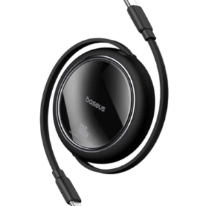 Baseus Free2Draw Mini Retractable Charging Cable Type-C to Type-C 100W 1m Cluster Black