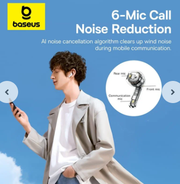 Baseus Bowie M3 True Wireless Earphones - Blue - Image 7