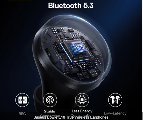 Baseus Bowie E18 True Wireless Earphones White - Image 9
