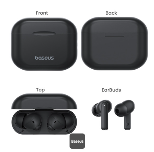 Baseus Bowie E17 True Wireless Earphones Black - Image 3
