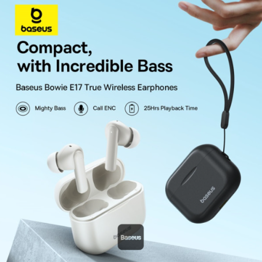 Baseus Bowie E17 True Wireless Earphones Black - Image 4