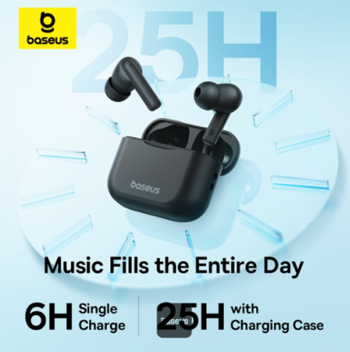 Baseus Bowie E17 True Wireless Earphones Black - Image 6