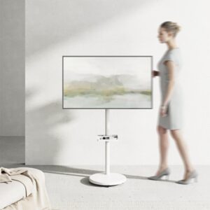 Bracom Chic TV Display Floor Stand White