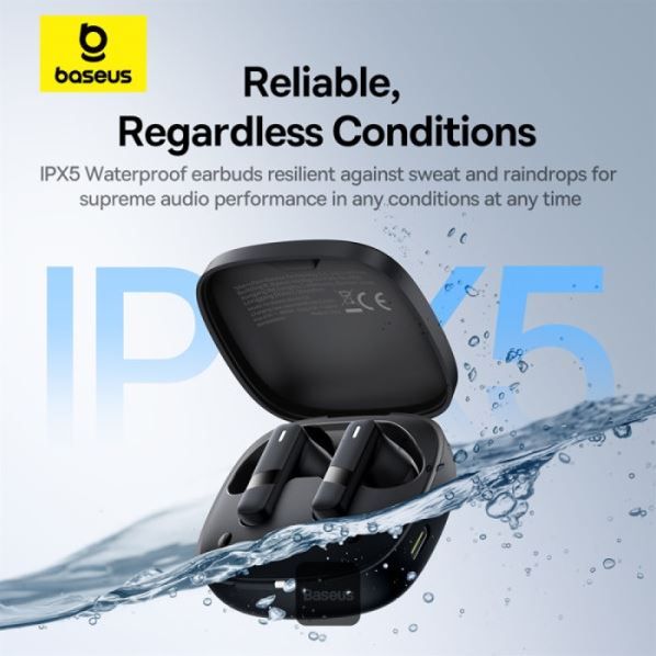 Baseus Bowie E20 True Wireless Earphones Black - Image 3