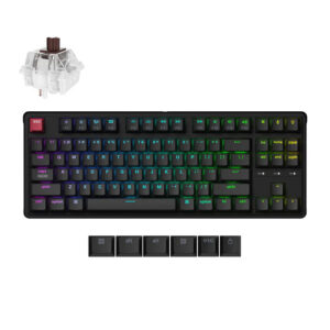 Keychron C3 Pro 8K QMK Wired RGB Backlight (Hot-Swappable) Keychron Super BROWN Switch Custom Mechanical Keyboard