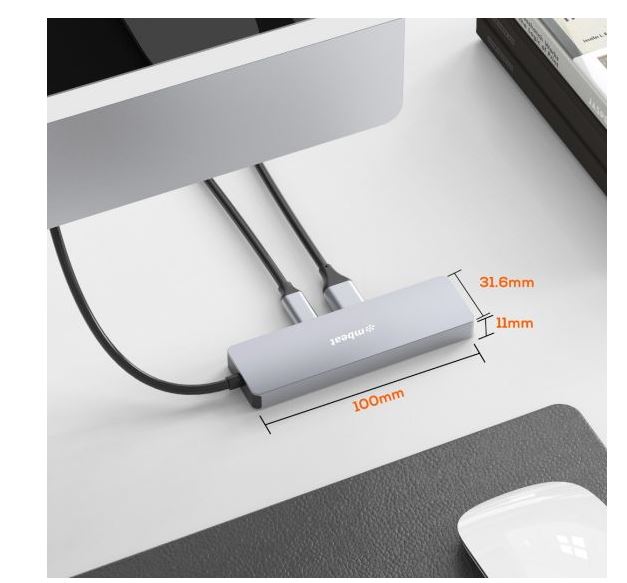 mbeat Elite 4-Port 10Gbps USB-C Gen 2 Hub (2A+2C) - Image 7
