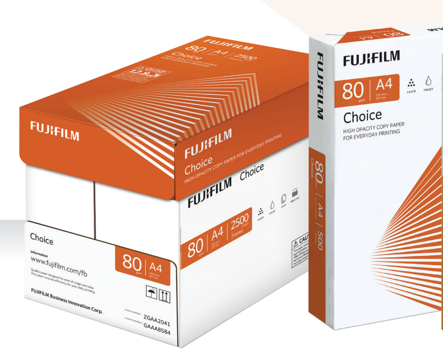 Fujifilm Choice Copy Paper 80gsm A4 - Box(5 Reams)