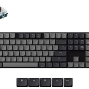 Keychron K5 QMK Wireless White Backlight Brown Switch Mechanical Keyboard