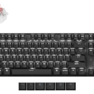 Keychron K8 QMK Wireless White Backlight Keychron Super Switch Red Mechanical Keyboard