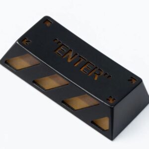 Keychron Enter key Keycap (2.25u) Black and Orange