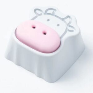 Keychron Cute Cows Keycap (1u) White