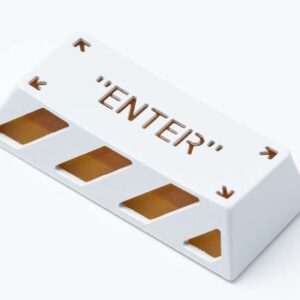 Keychron Enter key Keycap (2.25u) White and Orange