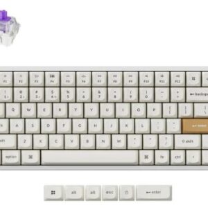 Keychron K2 HE Wireless Special Edition White Gateron Double-Rail Magnetic Nebula Switch Custom Keyboard