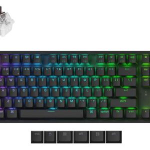 Keychron K8 QMK Wireless RGB Backlight Aluminum Frame Keychron Superswitch Brown (Hot-Swappable) Mechanical Keyboard